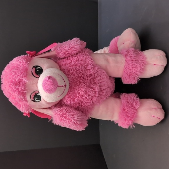 Teddy Mountain Pink Poodle Soft Plush Stuffed toy. - Picture 2 of 9